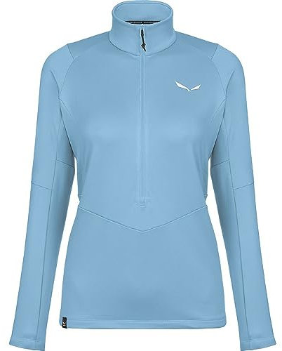 Salewa Puez Polarlite Half Zip Fleece Women, air blue, L