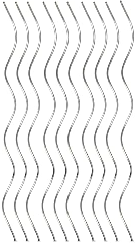 Gartenwelt Tomatenspiralen 180cm robuste Tomatenspiralstäbe Stahl Ranke Pflanzstab Ø 5,6 mm 10 Stück