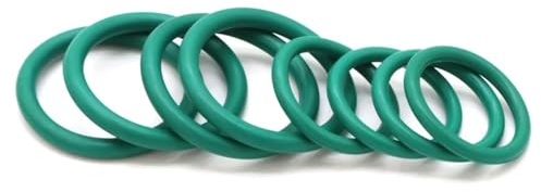 Yinxi FKM-O-Ring CS, 5 mm Außendurchmesser, 16~100 mm, Dichtung, Isolieröl, hohe Temperaturbeständigkeit, Fluorkautschuk, O-Ring, grün (Color : 10pcs, Size : OD 75mm ID 65mm)
