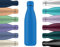 Mi Ko Mi Ka Botella de Agua Térmica de Acero Inoxidable Reutilizable | Sin BPA | Mantiene 24H Frio / 12H Calor | Hermética - Doble Pared a Prueba de Fugas (Azul, 750ml)