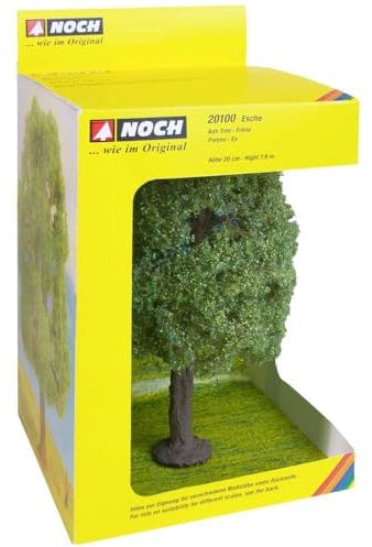 NOCH® Esche, detailgetreuer Modellbaum, 20 cm hoch, ideal für Modellbahnen und Dioramenbauer zum Basteln, Dekorieren DIY oder auch Wargaming