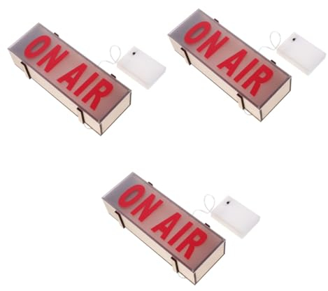 OSALADI 3St LED-Licht led wall lights wall lamp led Wandschild LED kinderzimmer lampe Leuchtreklamen Vintage- Aufzeichnungszeichen Lampendekor für zu Hause Persönlichkeit Dekorationen