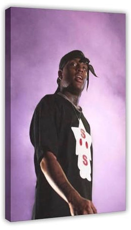 bnyesa Poster auf Leinwand, Motiv: Rap-Ski-Maske, The Slump God, Schlafzimmer, Dekoration, Landschaft, Büro, Raumdekoration, Geschenk, 50 x 75 cm