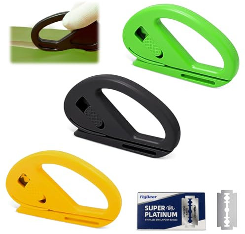 Lot de 3 Coupe-Papier d'Emballage, Coupe-Papier Cadeau Coulissant, Massicot de Papier Emballage Cadeau, Portable gift wrap cutter, Pour Emballage Cadeau, Cadeau Anniversaire, DIY Cadeau