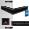 KOTARBAU® Kamin Eck Luftleiste 50/50 cm Lüftungsgitter eckig Schwarz pulverbeschichteter Stahl Belüftungsgitter Luftgitter Warmluftgitter Kamin Lufteinlass Kamin Lüftungsgitter Abluftgitter