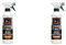 HELVET Nettoyant Vitres d’Insert pour Poêles et Cheminées – Format Mousse pour nettoyer au mieux les traces noires de suies et de fumées – 500 mL, 500.00 ml (Lot de 2)