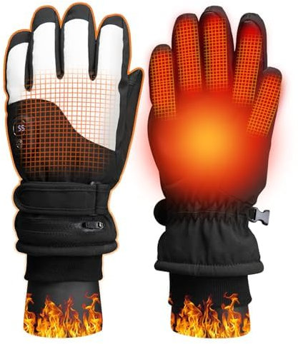 OBEST handschuhe mit heizung,wärme handschuhe heizung,beheizbare handschuhe Herren Damen,heated gloves,beheizte handschuhe Winter Outdoor