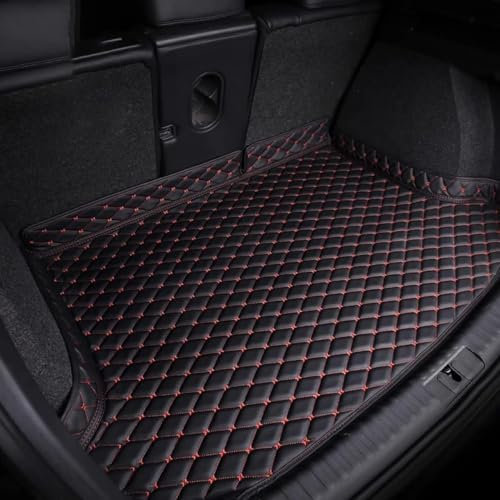 WNFVYP Coche Alfombrillas Maletero para BMW X1 F48 2016-2021,Impermeable Antideslizante Maletero Tapetes AntiarañAzos Bandeja Forro Interior Accesorios,H/Blackred