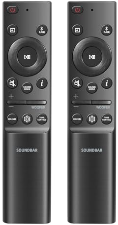 【Pack of 2】 for Samsung-Sound-Bar-Remote-Control, Replacement Soundbar Remote Control for Samsung Soundbar Home Theater Surround Sound System