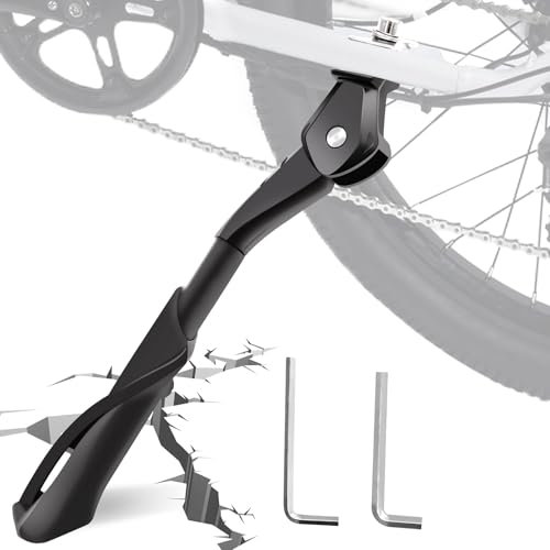 DCYBDL Fahrradständer für Cube Stereo Hybrid 140 Pro Stereo Hybrid 160, Höhenverstellbarer Fahrradständer Robuster Fahrradständer aus Aluminiumlegierung rutschfest Hinterbauständer,C