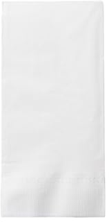 2000 Tissue Servietten Napkins Einmal Zellstoffservietten weiß 33x33cm 2-lagig 1/8 Falz (auf 16,5x8,25cm gefaltet)