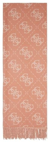 GUESS sciarpa Scarf 70 x 190 Rose rosa salmone