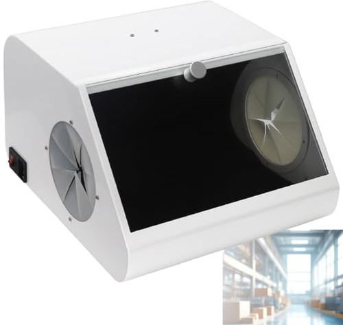 Sandblasting Dust-Proof Case, High Strength Led Vacuum Extractor Box, with Air Extraction and Filter Device, Double Exhaust System