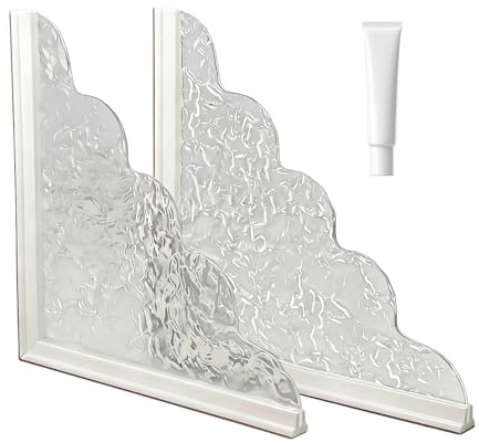 Generico Shower Corner Guard - Self Adhesive Water Blocker | Protective Splash Barrier with Practical Functions & Strong Features for Bathtub Kitchen Laundry Room Hotel Travel