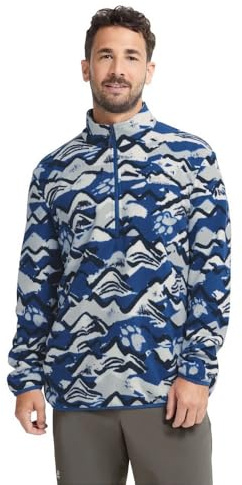 Jack Wolfskin Paw Era 100 Herren-Fleece, halber Reißverschluss