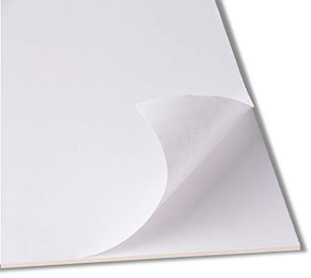Fixmount Selbstklebender Karton 2,5mm stark - 40x50cm - 1 Stück - mit einseitig klebender Oberfläche