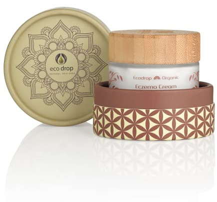 Organic Eczema Cream | Advanced Non-Greasy Daily Facial Treatment Cream for Women & Men | 100% All Natural Ingredients for Soothing