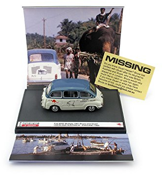 FIAT 600D MULTIPLA AUSTRALIA-INGHILTERRA OVERLAND 1969 (LIM.250) 1:43 - Brumm - Straßenauto - Die Cast - Modellauto
