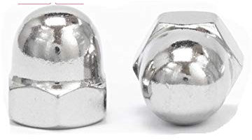 Acier inoxydable 304, écrou borgne, capuchon décoratif en forme de capuchon, capuchon à bille, capuchon à vis-M16 (201) (1 capsule)