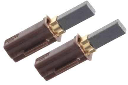 2 spazzole di carbone 2311480, 6,3 x 11 x 33 mm, adatte per molti modelli di aspirapolvere e dispositivi di pulizia commerciali di Miele/Carboni abrasivi