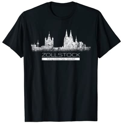Zollstock Ming Kölsches Veedel Heimat Köln Viertel Zollstock T-Shirt