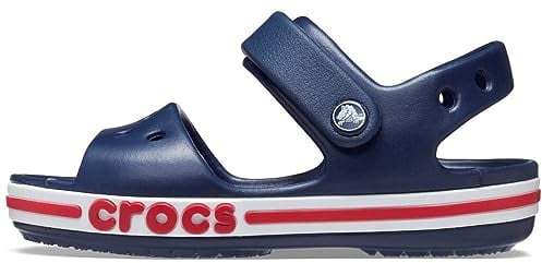 Crocs Unisexe Enfant Bayaband Sandal K Sandales, Navy/Pepper, 27/28 EU