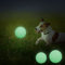XiXiRan Hundespielball, Hundeball Leuchtend Glow Ball, Gummi Hundekugel, Glow Ball Hund, Hundespielzeug Ball, Hundeball Hundebälle, Hunde Ball Naturkautschuk（2Pcs, EIN großes und EIN kleines）