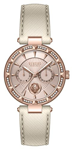Versus by Versace Damen Uhr Armbanduhr Multifunktion Crystal Sertie VSPOS3721