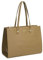David Jones - Sac à Main Cabas Fourre-Tout Femme Grande Taille XL - Sac Porté Epaule Cours Lycée Travail Business Format A4 - Sac Simili Cuir Shopper Anse Longue Sacoche Ordinateur - Beige