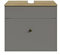 Pelipal Quickset 937 Waschbeckenunterschrank, Holzwerkstoff, Quarzgrau Matt, 53x60x33 cm