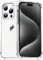 Melomon Case for iPhone 15 Pro Max, Advanced Airbag Drop Protection,Transparent Hard Back PC & Shockproof TPU Bumper Phone Cover, Anti-Scratch for iPhone 15 Pro Max 6.7-Inch (2023) - Crystal Clear