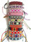 Pulseras de cristal japonés con cordón ajustable de nudo corredizo (I)