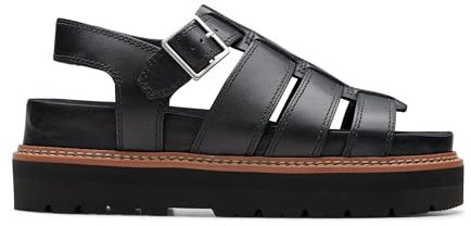 Clarks Originals Mixte Orianna Twist Sandal, Noir, 40 EU