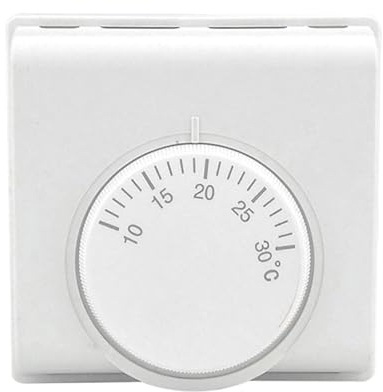 Jackfru Raumtemperaturregelung Raumthermostat, 220V Klimaanlage Fußbodenheizung Aufputz Raumtemperaturregler Wandthermostat, Raumtemperaturregelung Thermostat 10-30 ℃