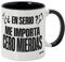 señor tarao® Taza de Cerámica Graciosa 350ml, Sr. Tarao Frases Originales, Regalos Divertidos, Frases de Humor (Cero Mierdas)