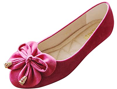 Scarpe da corsa per piedi piatti da donna scarpe singole scarpe basse con fiocco scarpe casual slip on scarpe da lavoro per donna stivaletti piatti scarpe da donna, A, 40 EU