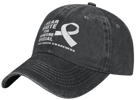 Melbrakin Je Porte du Blanc pour Quelqu'un de spécial en détresse Casquette de Baseball
