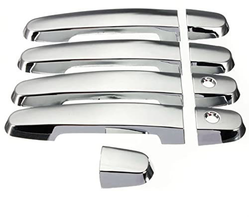 WEINUANXIN Für L&EXUS GX470 RX 330 350 2003-2009 9 STÜCKE Autotürgriffabdeckungen Außenteile Chrom Autotürgriff