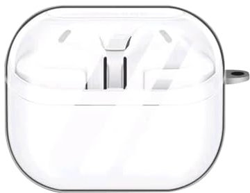 GuiGui DaMoWang Custodia Trasparente per Samsung Galaxy Buds 3/Buds Pro 3, cover in TPU trasparente, Accessori per Cuffie