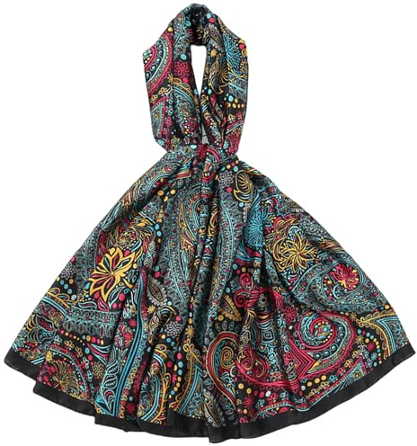 FAIRYGATE Scarf for Women UK Ladies Scarfs Long Soft Warm Silk Scarves Wraps for Womens Shawl Lightweight Long Satin Stole Cloth Decorations Easy to Care 88030