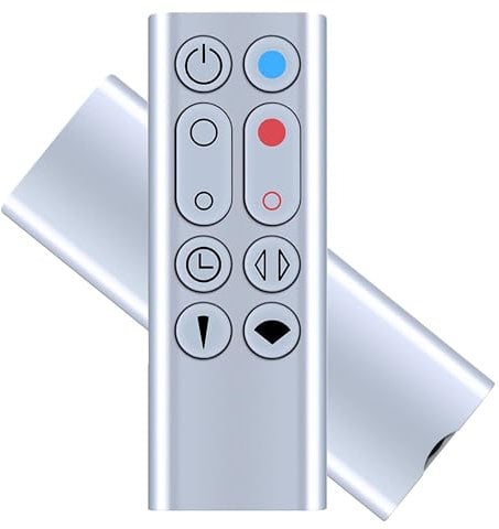 Xxtylo Genuine Remote Control for Dyson HP00 HP01 Hot+Cool Fan Air Purifier, compatible 966538-01,966538-02,966538-04,966538-15,967197-13,967197-14, with Magnetic Function, Silver