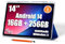 14 inch Large Screen Tablet, Android 15 Tablet 16GB RAM 256GB ROM, 1920*1200 IPS FHD Display, Widevine L1, 10000mAh 18W Charging, Wi-Fi & Bluetooth, 4G LTE, with Stand Case & Stylus, 2-Year Protection