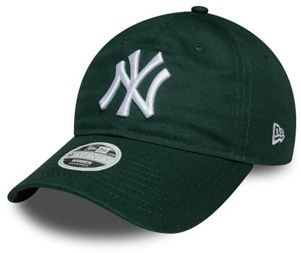 New Era 9Twenty WMNS MLB Yankees CapEra Women/Men - Curved Brim Cap Baseball Metal Buckle, with Peak All-Season Spring Summer Autumn Winter