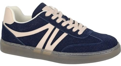 Cipriata REDEA L689 Ladies Suede Fashion Retro Lace Up Casual Trainers Sneakers