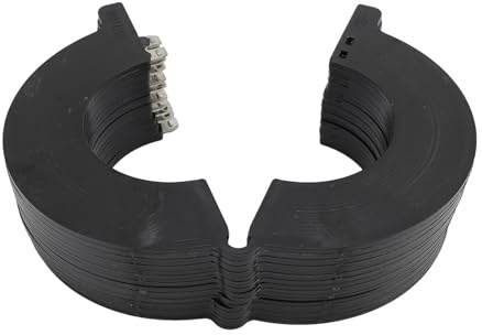 Riuulity Kit Spessori Perno Benna da 80 Mm per, Escavatori - Resistente All'ingrassaggio e Alla Polvere - 10 Pezzi