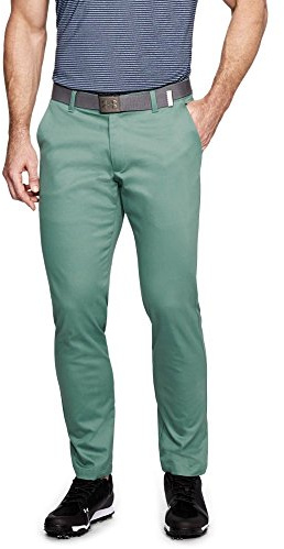 Under Armour Men's Showdown Chino Tapered Golf Pants, Aegean Green/Aegean Green, 32W x 32L