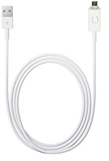 USB 2.0 zu Micro USB Ladegerät Kabel 1 m weiß High Speed für Android Smartphones und mehr