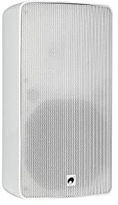 OMNITRONIC ODP-208T Installationslautsprecher 100V weiß | Wetterfester 8-Wandlautsprecher mit Halterung, 37,5/75/150 W RMS