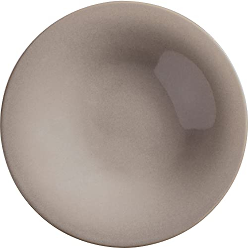 KAHLA Homestyle Pastateller grande 30 cm desert sand rustikales Geschirr aus Porzellan mit Steingut- und Keramiklook großer Salatteller großer Pastateller tiefer Teller XL rund grau