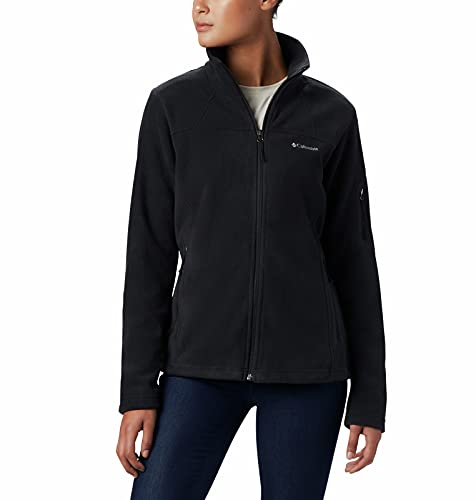 Columbia Fast Trek 2 Jacket, Giacca In Pile Con Cerniera Intera Donna, Black, XXL